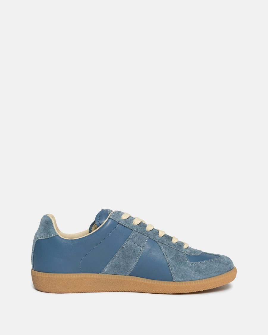 Footwear * | Maison Margiela Replica Sneakers In Pastel Blue