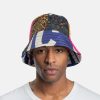 Accessories * | Dries Van Noten Gilly Patch Bucket Hat In Blue