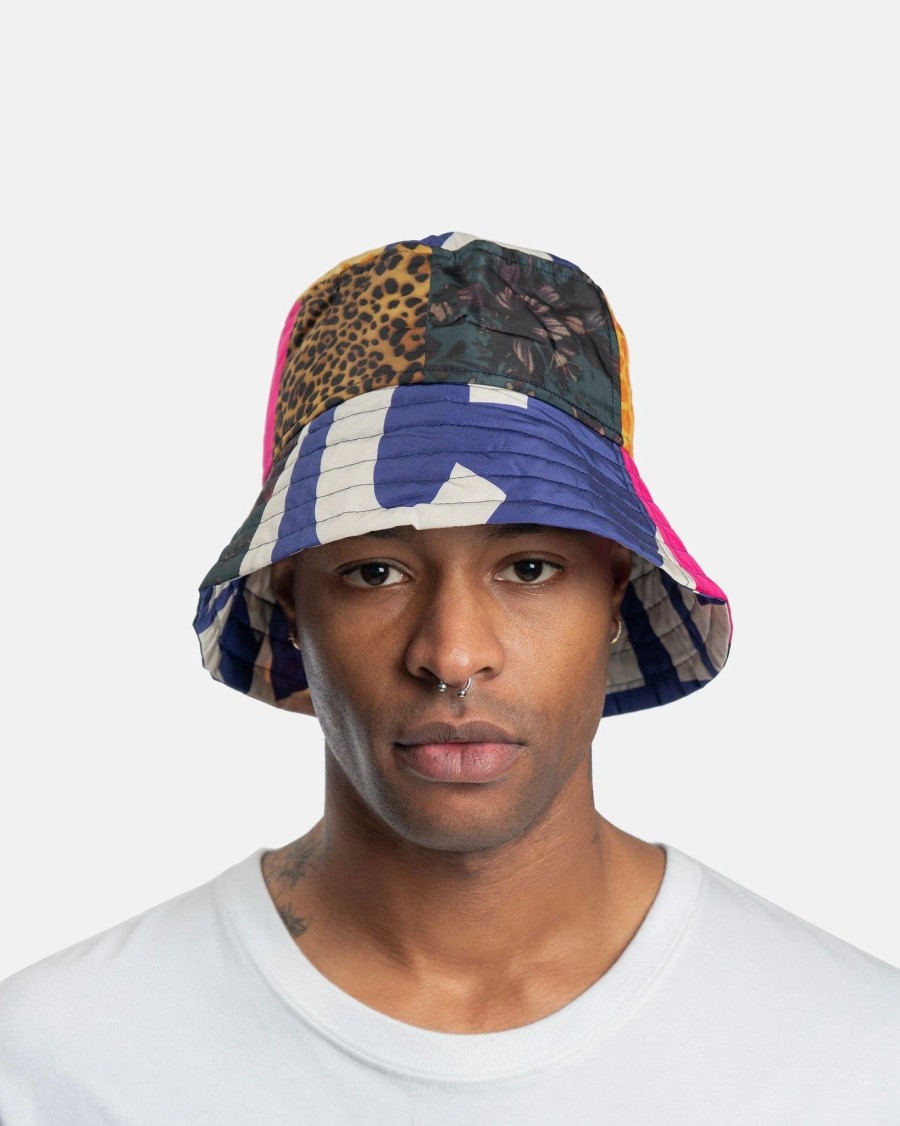 Accessories * | Dries Van Noten Gilly Patch Bucket Hat In Blue