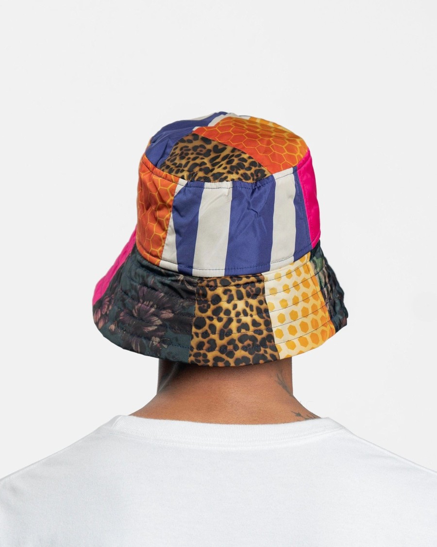 Accessories * | Dries Van Noten Gilly Patch Bucket Hat In Blue