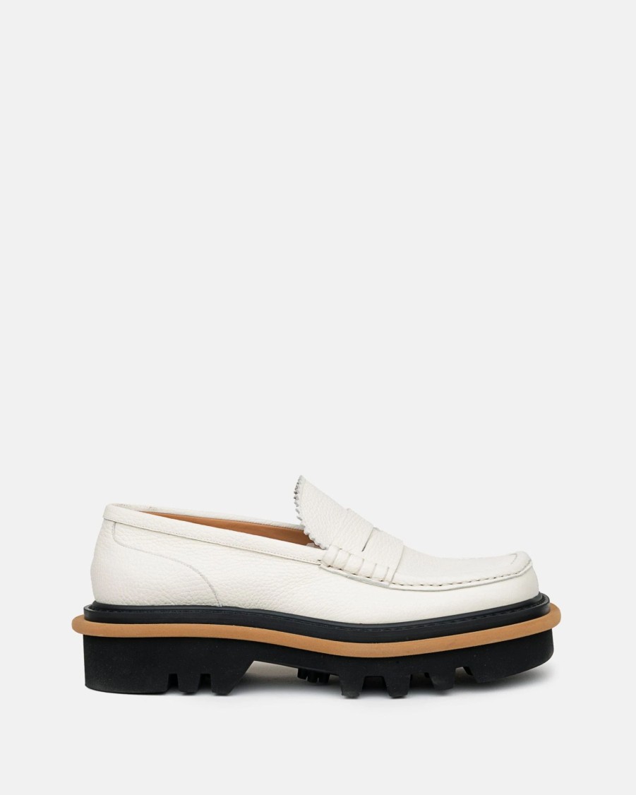 Footwear * | Dries Van Noten Platform Loafer In Ivory