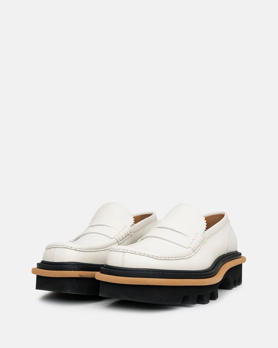 Footwear * | Dries Van Noten Platform Loafer In Ivory