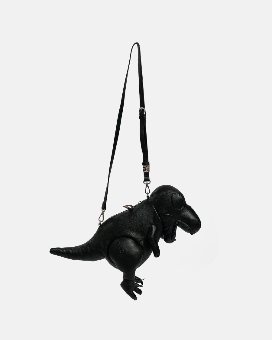 Accessories * | Maison Mihara Yasuhiro T-Rex Bag In Black