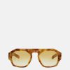 Accessories * | Flatlist Eyewear Lefty In Fancy Amber Tortoise/ Amber Gradient Lens