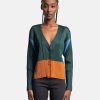 Tops * | Pleats Please Issey Miyake Ensemble Cardigan In Dark Green