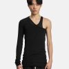 Tops * | Rick Owens Ziggy Banana Tank In Black