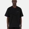 T-Shirts * | Feng Chen Wang Panelled Collar T-Shirt In Black