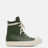 Footwear * | Rick Owens Ramones In Moss/Milk