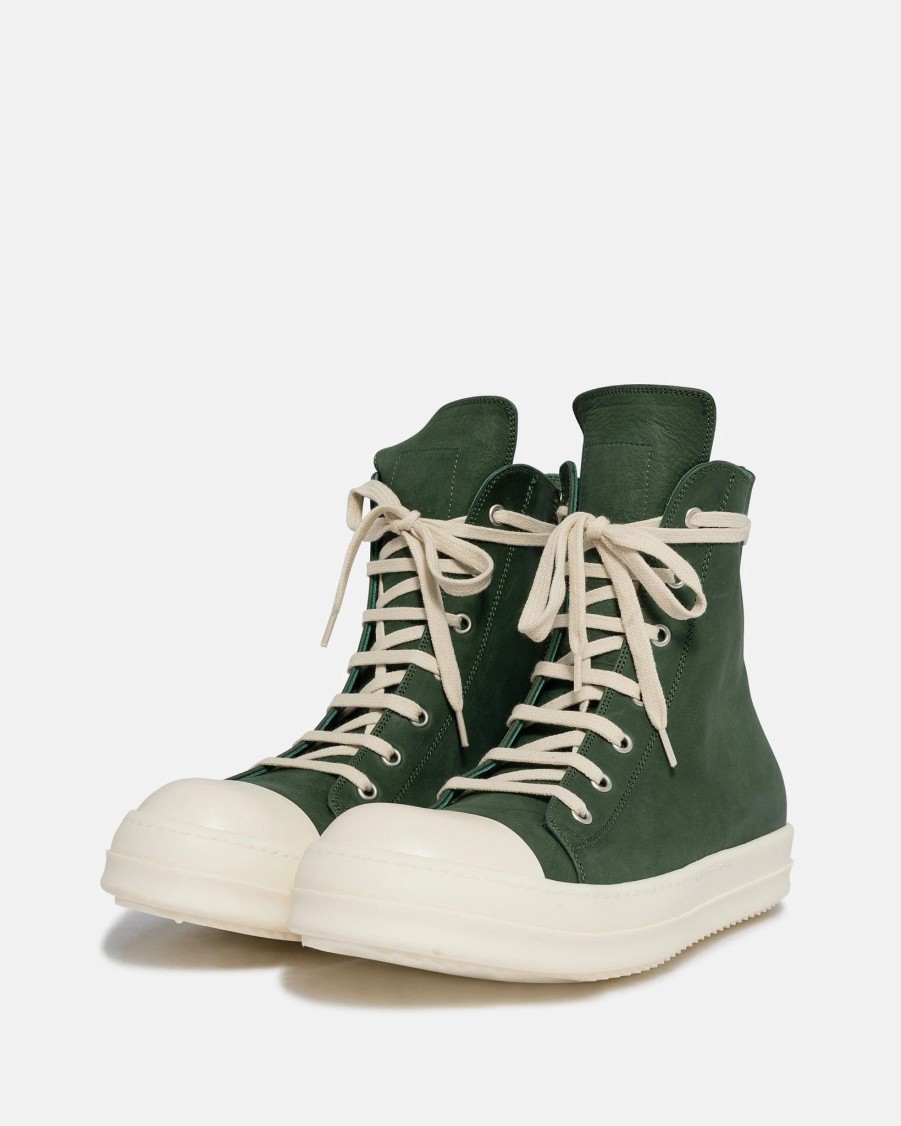 Footwear * | Rick Owens Ramones In Moss/Milk