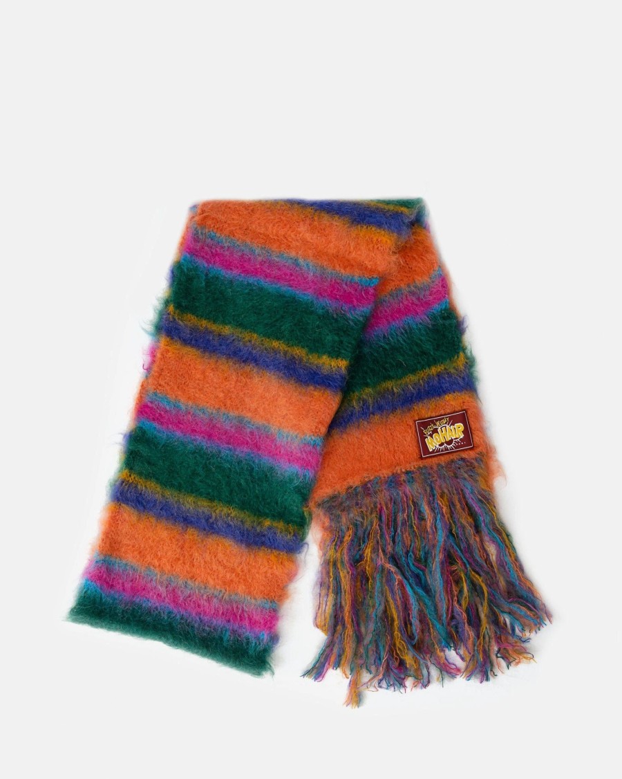 Accessories * | Marni Striped Mohair Scarf In Multicolor