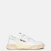 Footwear * | Maison Mihara Yasuhiro Parker Leather Low Top In White