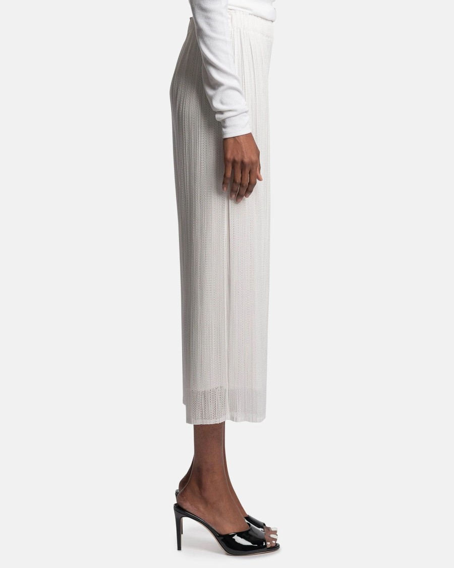 Pants * | Pleats Please Issey Miyake Prelude Pants In White