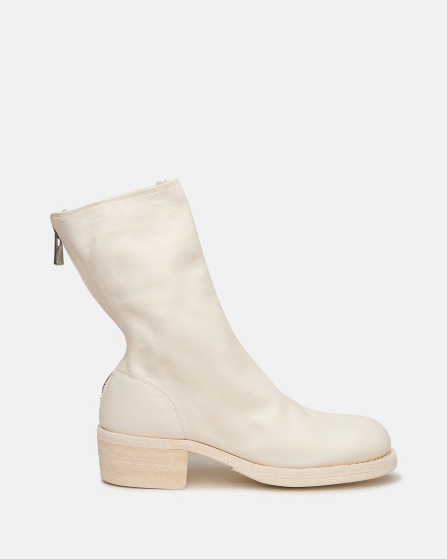 Footwear * | Guidi Ps05 Full Grain Boots In White