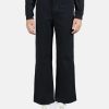 Pants * | Eckhaus Latta Wide Leg Jeans In Almost Black