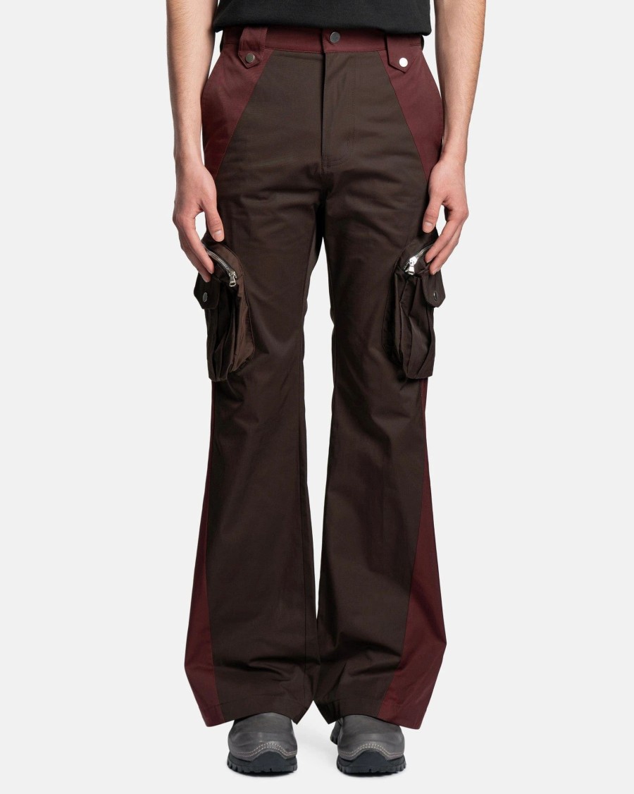 Pants * | Fffpostalservice Flare Cargo V 2.5 In Brown/Red