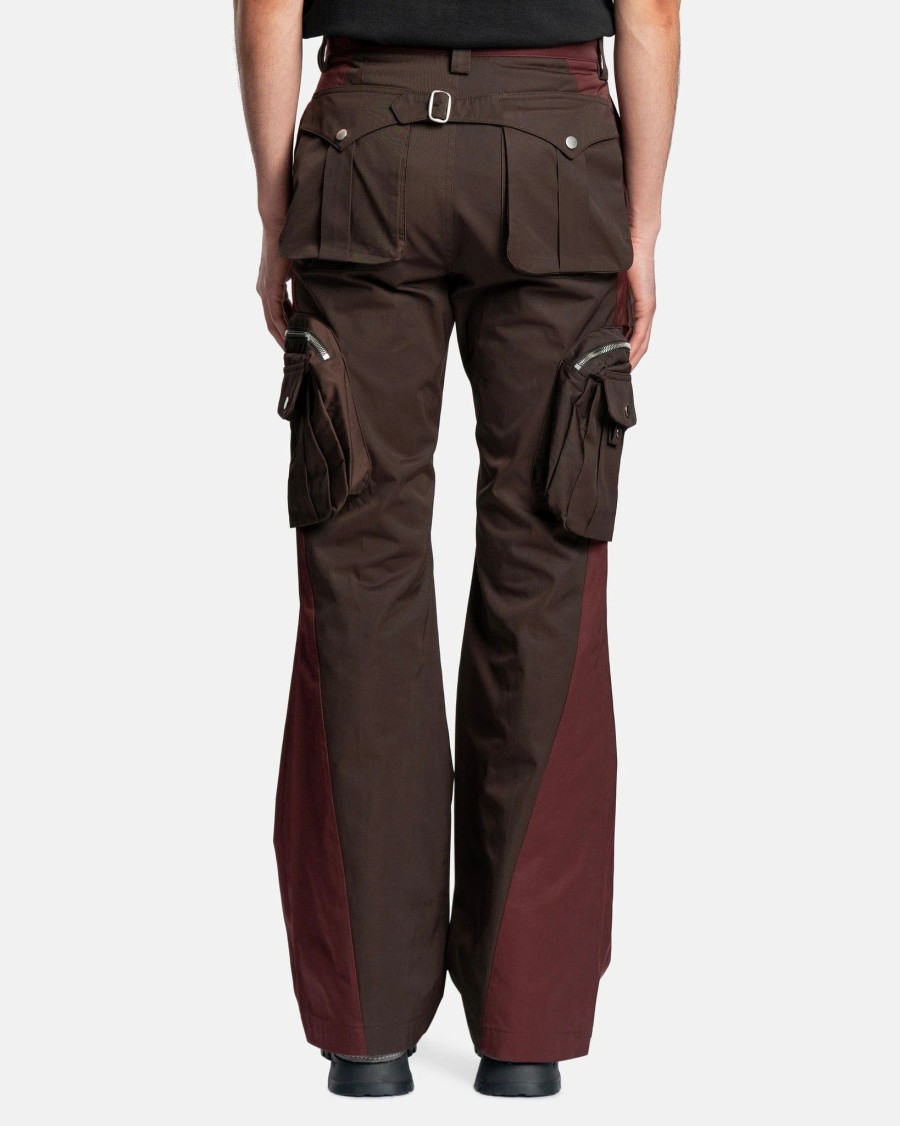 Pants * | Fffpostalservice Flare Cargo V 2.5 In Brown/Red