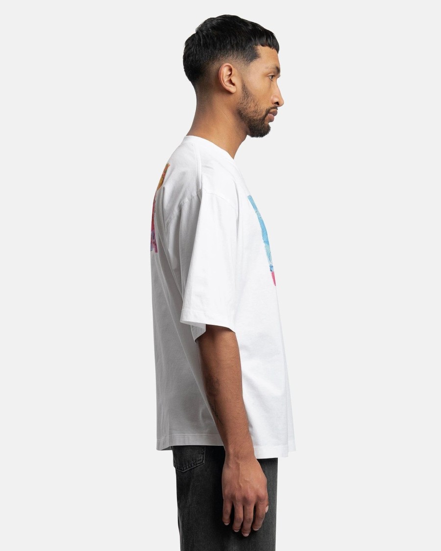 T-Shirts * | Marni Flami Organic Cotton T-Shirt In Lily White