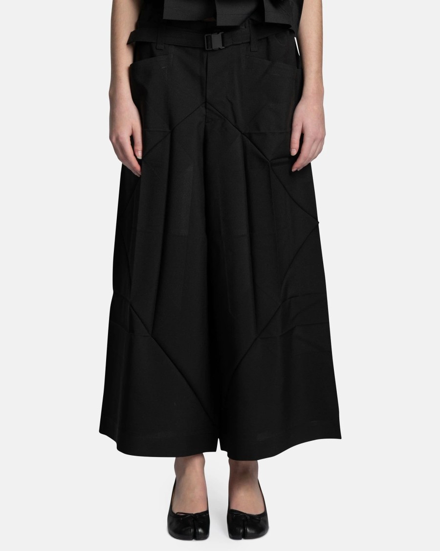 Pants * | 132 5. Issey Miyake Edge Bottoms In Black