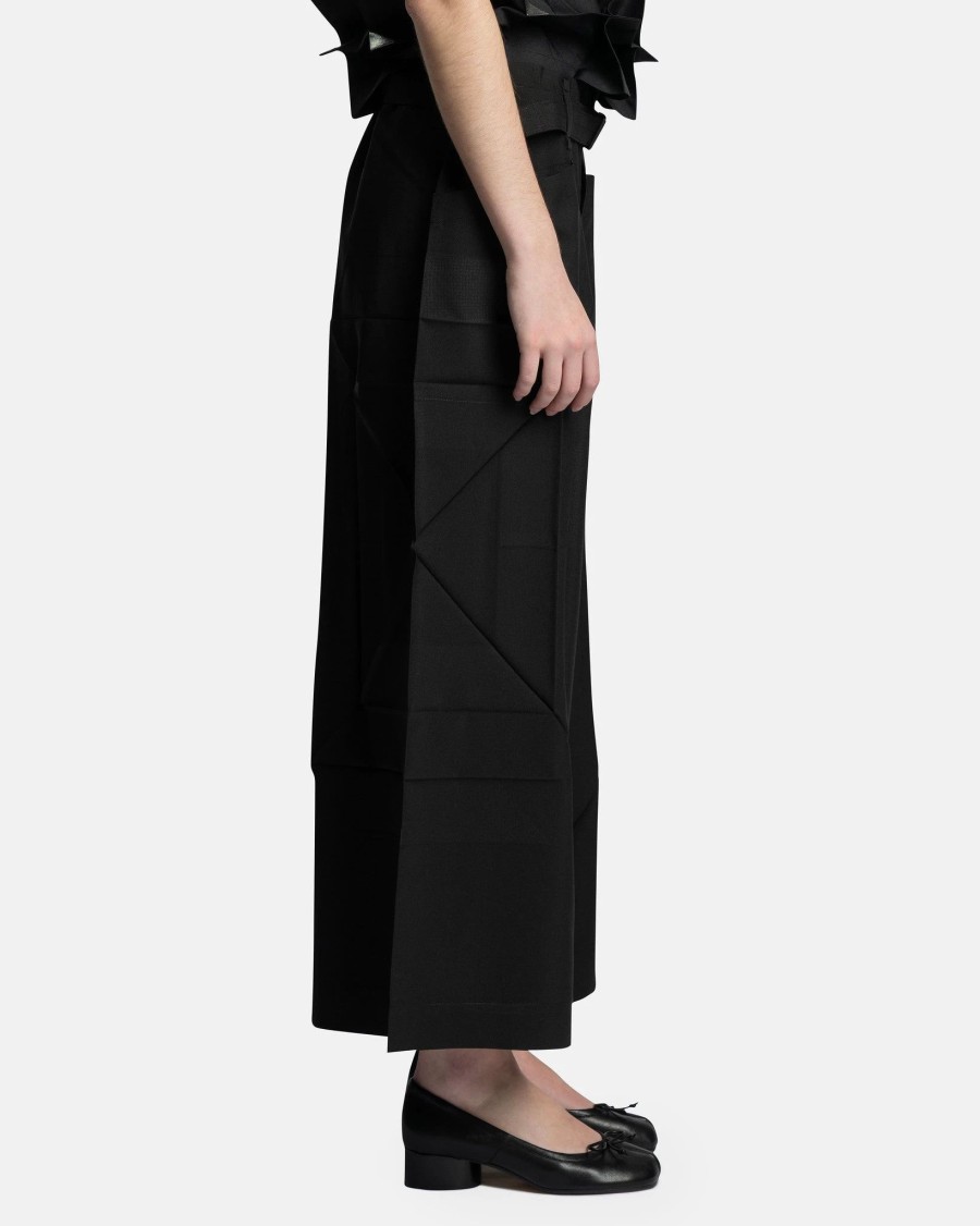 Pants * | 132 5. Issey Miyake Edge Bottoms In Black