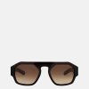 Accessories * | Flatlist Eyewear Lefty In Dark Tortoise/Brown Gradient Lens