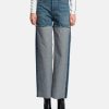 Pants * | Mm6 Maison Margiela Distressed 5 Pocket Pants In Medium Blue