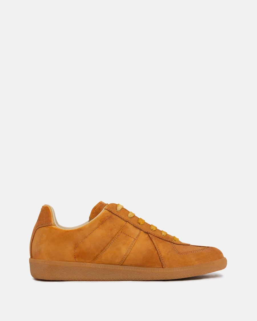 Footwear * | Maison Margiela Artist Recicla Replica Sneakers In Almond