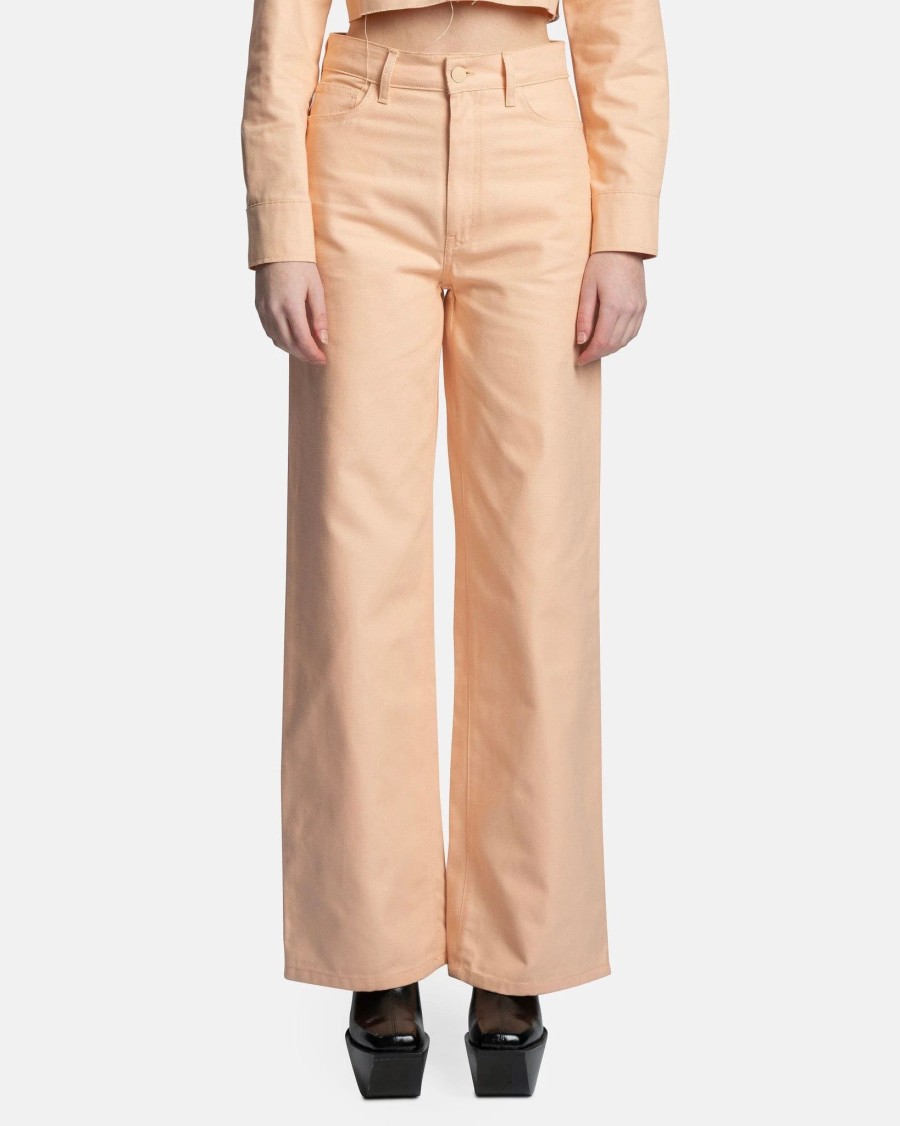 Pants * | Raf Simons Women'S Workwear Jeans In Salmon