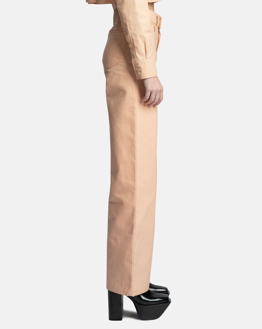 Pants * | Raf Simons Women'S Workwear Jeans In Salmon