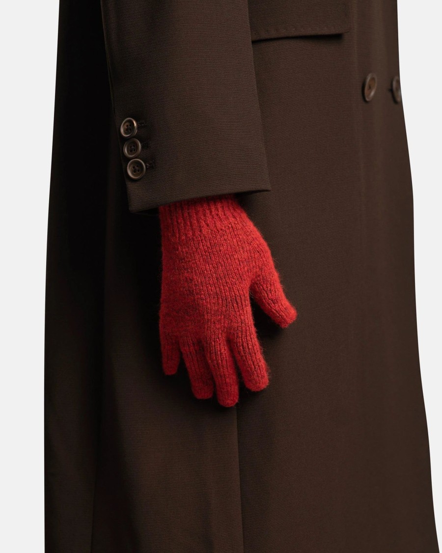 Accessories * | Paloma Wool Peter Knitted Gloves In Red