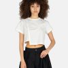 T-Shirts * | Feng Chen Wang Layered T-Shirt In White