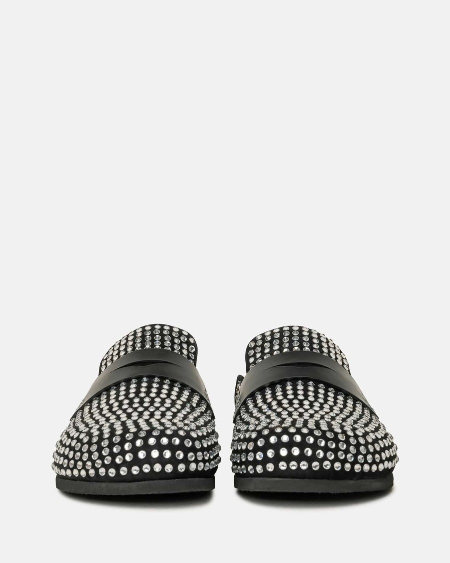 Footwear * | Jw Anderson Crystal Embellished Loafers In Black