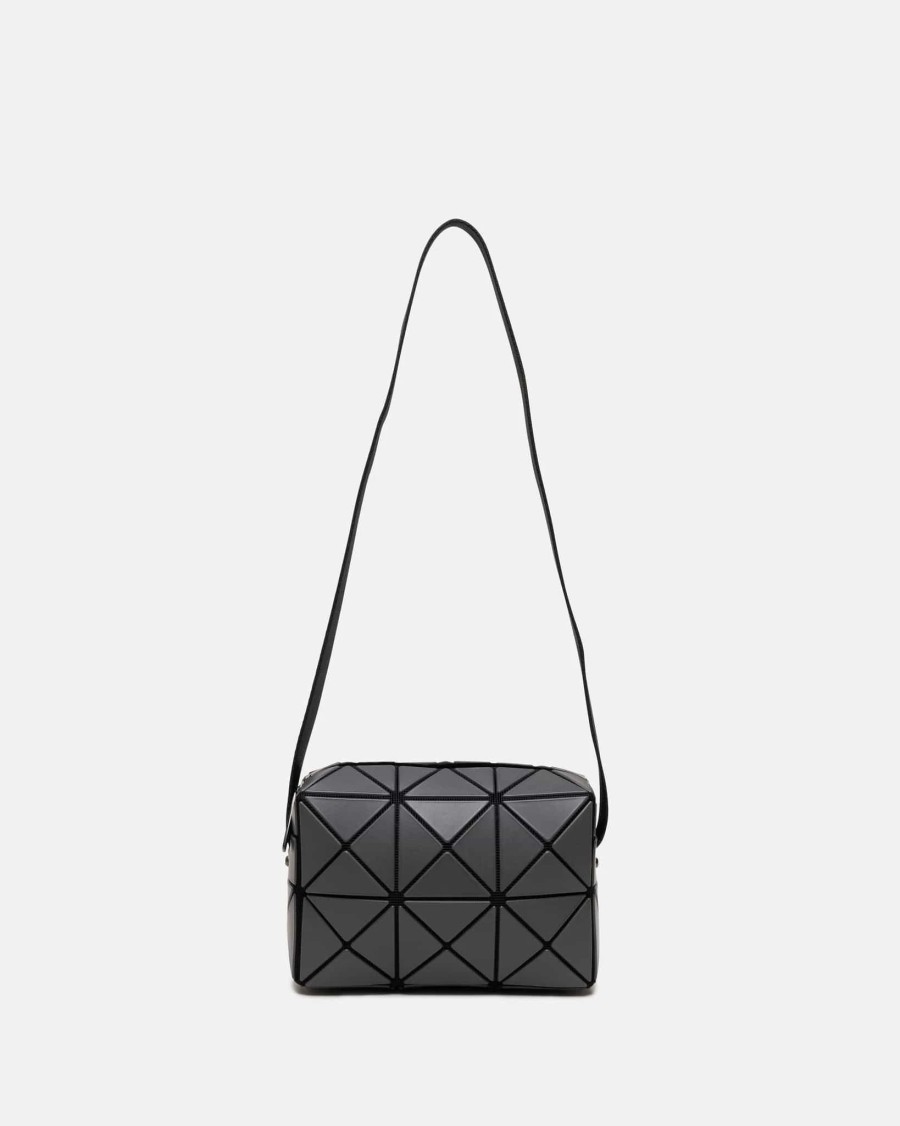 Accessories * | Bao Bao Issey Miyake Cuboid Bag In Charcoal Grey