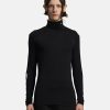 Tops * | Raf Simons Rs Hand Sign Sleeve Print Turtleneck In Black