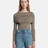 Tops * | Paloma Wool Picara Top In Light Khaki