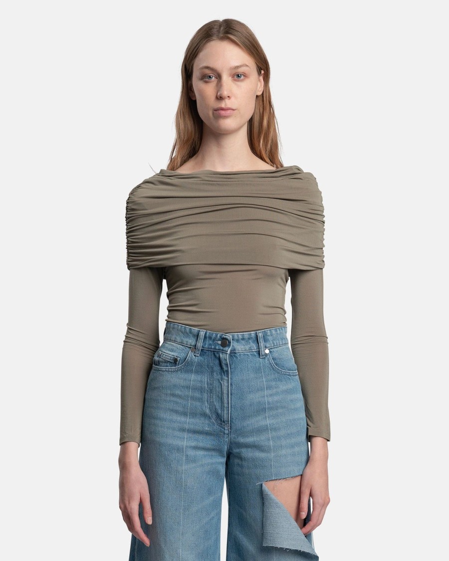 Tops * | Paloma Wool Picara Top In Light Khaki