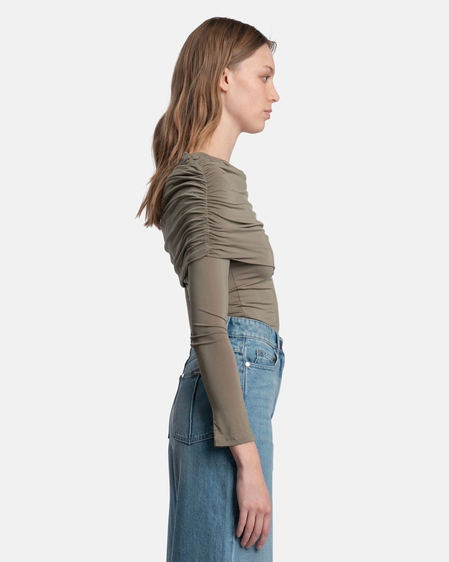 Tops * | Paloma Wool Picara Top In Light Khaki