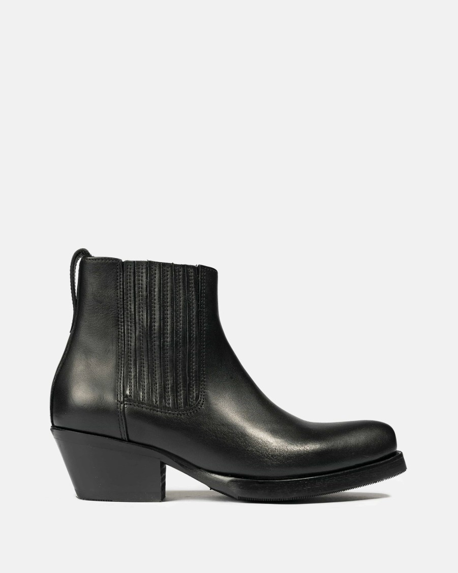 Footwear * | Our Legacy Cuban Boot In Black