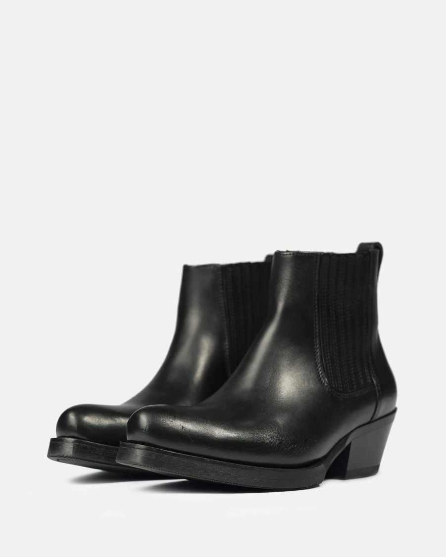 Footwear * | Our Legacy Cuban Boot In Black