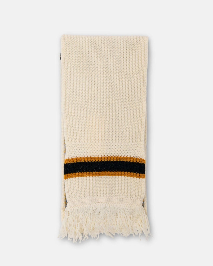 Accessories * | Marni College Style Knit Scarf In Snow