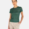 Tops * | Maison Margiela Short Sleeve Shirt In Green