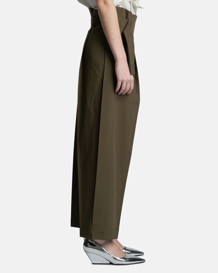 Pants * | 132 5. Issey Miyake Flat Tuck Pants In Khaki