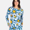 Tops * | Marni Euphoria Print Fluid Jersey In Royal