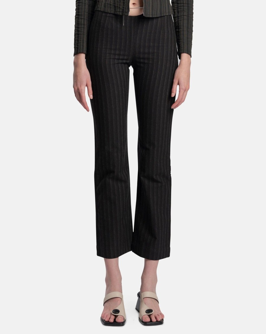 Pants * | Paloma Wool Moonless Irregular Front Opening Pant In Black