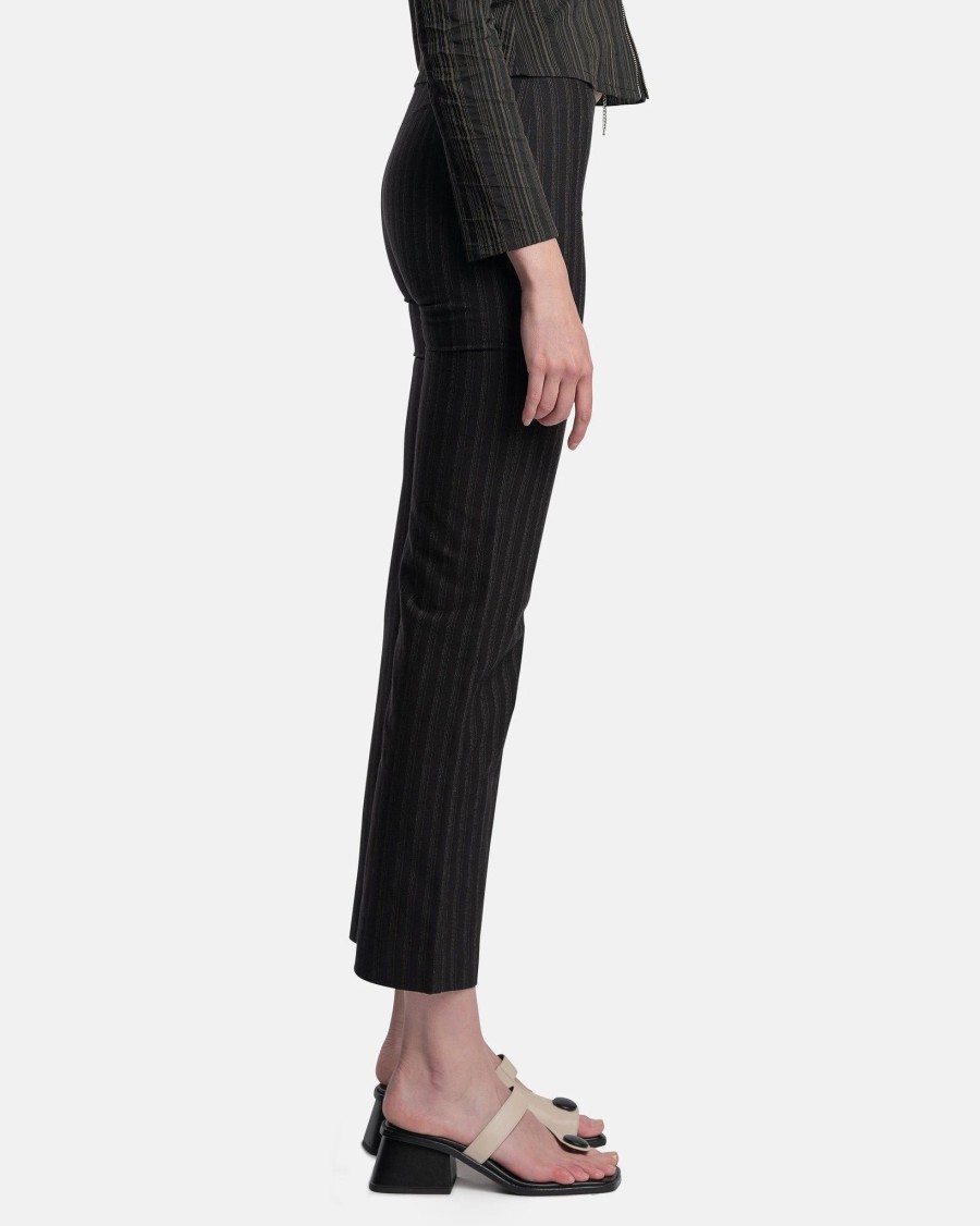 Pants * | Paloma Wool Moonless Irregular Front Opening Pant In Black