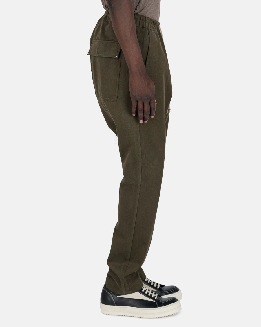 Pants * | Rick Owens Drawstring Long In Green