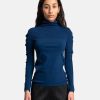 Tops * | Pleats Please Issey Miyake A-Poc Skin Turtleneck In Dark Blue