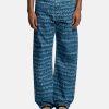 Pants * | Marni Logo Denim Trousers In Blue