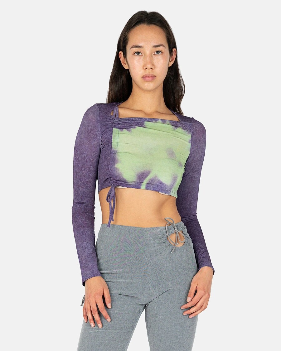 Tops * | Paloma Wool Ribera Long Sleeve T-Shirt In Purple