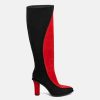 Footwear * | Ugg Tschabalala Self Fatale Heel Boot In Black/Red