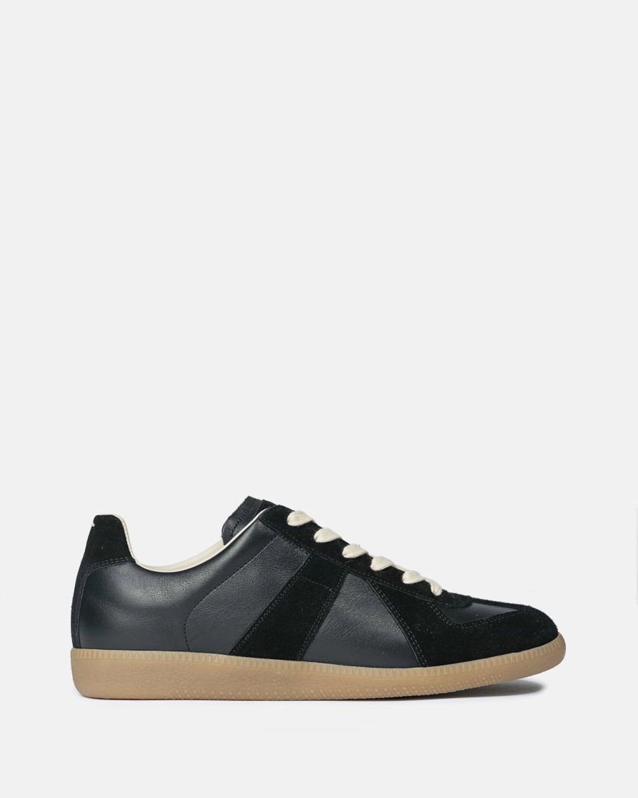 Footwear * | Maison Margiela Replica Sneakers In Black/Gum